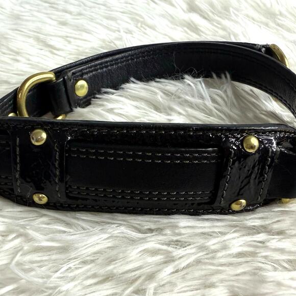 Black Patent Leather Shoulder Replacement Strap - Picture 1 of 7